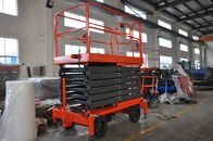 Duurzame Mobiele Schaarlift 14 Meters de Hydraulische van de x-Lift Platform500kg Lading Capaciteits