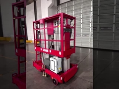 10 meter hoog luchtwerkplatform met dubbele masten Hydraulische verticale lifttafel