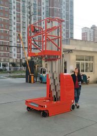Gemotoriseerde Lucht Verticale Lift 7.5m van het het Werkplatform 200Kg-Ladingscapaciteit met 2 Masten