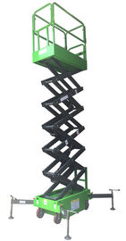 6M Hoge Mobiele van het het Werkplatform 500Kg van de Schaarlift Hydraulische Lucht de Ladingscapaciteit