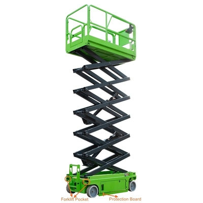 Elektrisch Lucht het Werkplatform 9m de Rode Gemotoriseerde Lijst van de Schaarlift