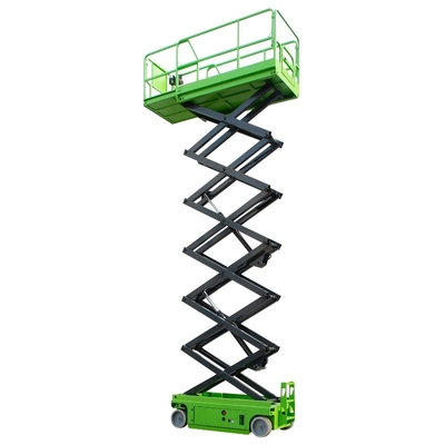Elektrisch Lucht het Werkplatform 9m de Rode Gemotoriseerde Lijst van de Schaarlift