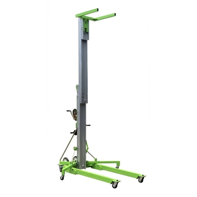 Compacte/draagbare Hand Materiële Lift met Hand snelheidskruk