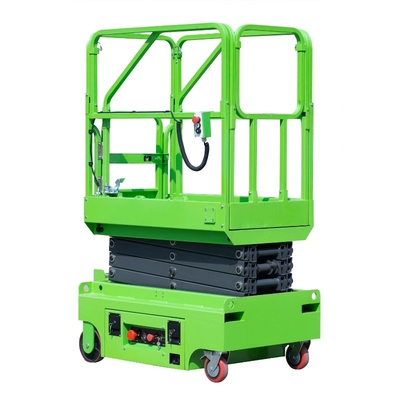 Semi Electric Mobile Mini Scissor Lift 3.9 Meters Height For Warehouse