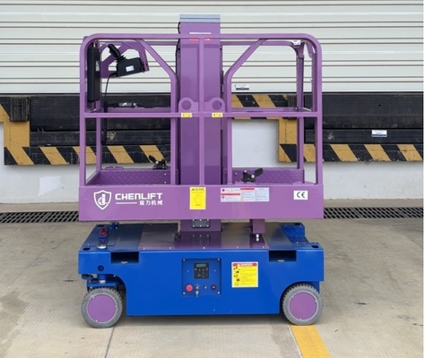 DC24V 100AH Oil Free Full Electric Vertical Lift Self Propelled