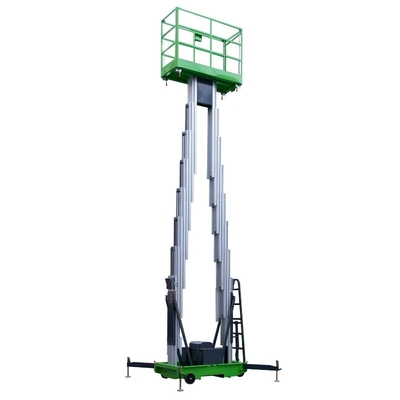 Customizable Hydraulic Lift Platform 10m Double Mast Loading Capacity 200kg