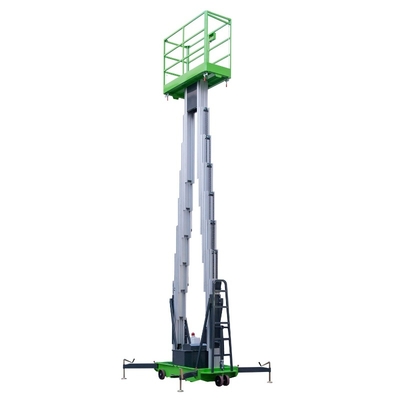 Customizable Hydraulic Lift Platform 10m Double Mast Loading Capacity 200kg
