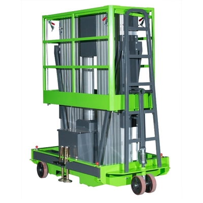 Customizable Hydraulic Lift Platform 10m Double Mast Loading Capacity 200kg