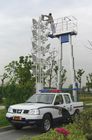 200Kg en 9m Dubbel vrachtwagen-Opgezet Platformtype van het Mast Luchtwerk en Aluminium