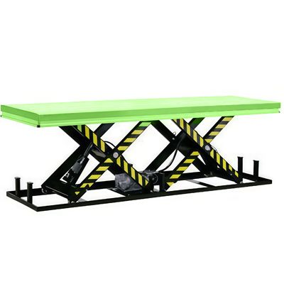 Hydraulische horizontale tandemlifttafel voor vracht