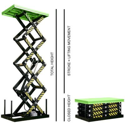 Van het het Werkplatform van de ladings6t Aangepaste Lift Roterende van de de Ladingslift de Lijst gemakkelijk Installatie