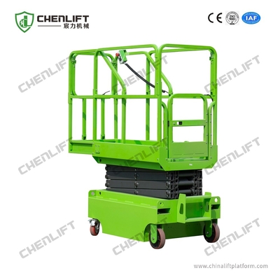 Mini mobiele schaarhef van 3 meter hoogte